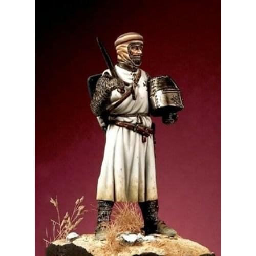 New Unassembled 1/32 54mm ancient Teutonic Officer stand (WITH BASE ) Resin Figure Unpainted Model Kit