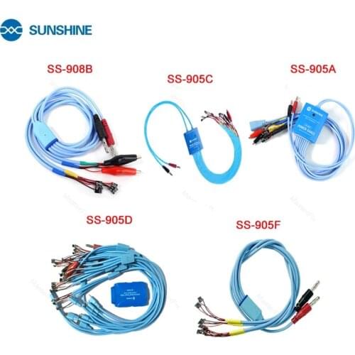 Sunshine SS-905D 905A 908B 905C 905F Power Boot Line Cable One Button Boot Control line for iPhone Android Power Detection Line