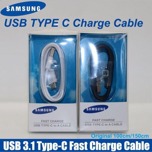 Samsung Fast Charge cable Original USB type-c Data Line quick charger for Galaxy S10 S9 S8 Note9 Note8 A7 A8 A10 A70 A60 A50 A40