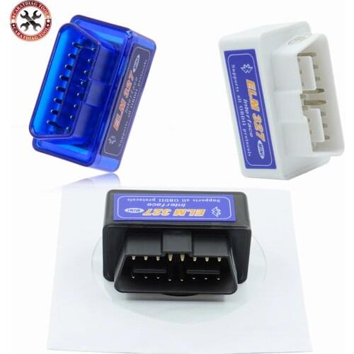HOT!! OBD mini ELM327 Bluetooth OBD2 V2.1 Auto Scanner OBDII 2 Car ELM 327 Tester Diagnostic Tool for Android Windows Symbian