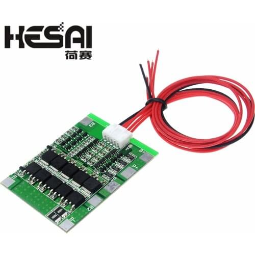 1PCS 4S 30A 14.8V Li-ion Lithium 18650 Battery BMS Packs PCB Protection Board Balance Integrated Circuits Electronic Module