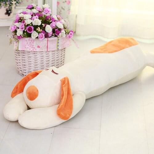 Lovely sleeping dog plush toy large 150cm prone dog soft throw pillow, Christmas birthday gift F010
