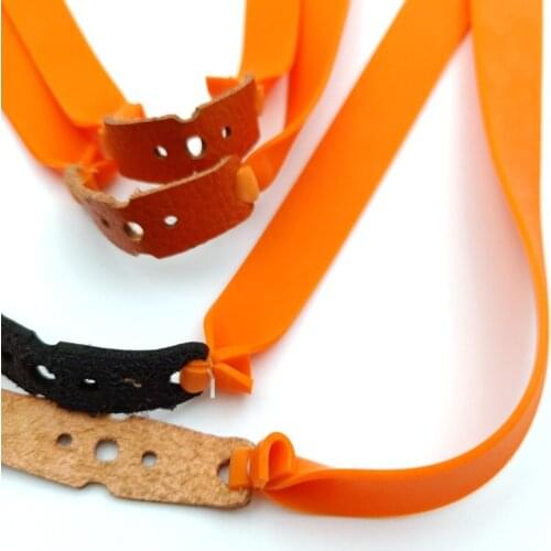 10pcs/lot Natural Latex Rubber Band Slingshot Powerful Elastic Flat Practical Hunting Sports Catapult Kit Slingshot Accessories