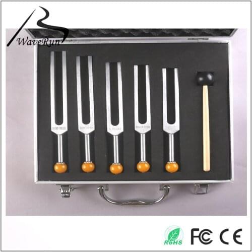 Tuning fork semitone set K02 269.6hz 303.4hz 364.5hz 404.5hz 455.1hz quality tuning fork