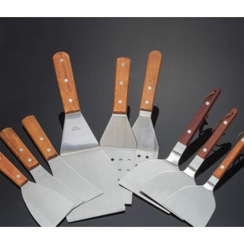 2019 new arrival cook Frying scoop pancake fruit tool steak cutter stainless steel flat material handling shovel kitchen tools