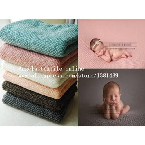 Wholesale Super soft Knit Fabric Newborn Photography backdrop baby photo prop beanbag posing fabrics