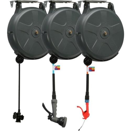 Pneumatic Pats Drum Automatic Retractable Pipe Winder PU Clip Pneumatic Tool Pneumatic Recovery Machine 15 Meter Air Compressor