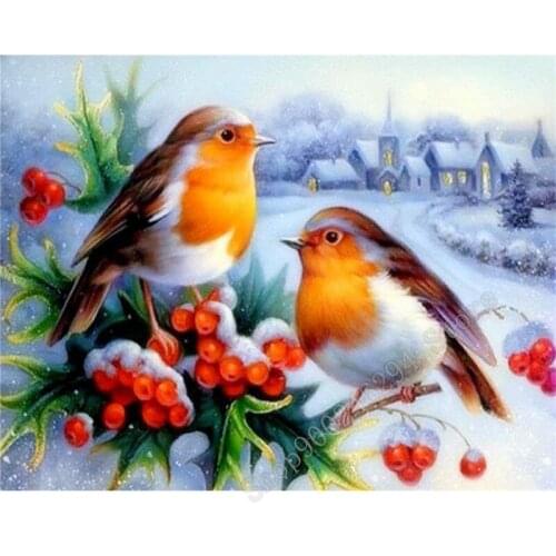 Full Drill Diamond Painting Birds 5d Diy Handmade Home Decor Diamond Mosaic Animal Cross Stitch Picture Of Rhinestones FF2680