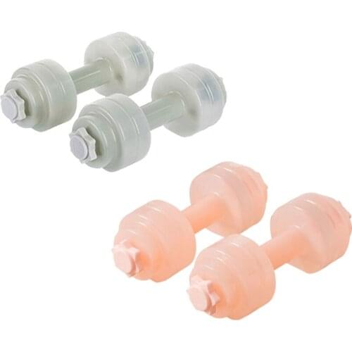 Water Bottle Dumbbell Shaped Portable Weight Water Bottles Fitness Water Dumbell