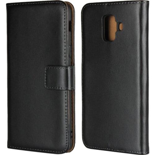 Funda Etui Case For Samsung Galaxy A6 Plus A6+ 2018 Flip Cover Leather Wallet Cases Soft Carcasas Coque Hoesje For GalaxyA6 2018