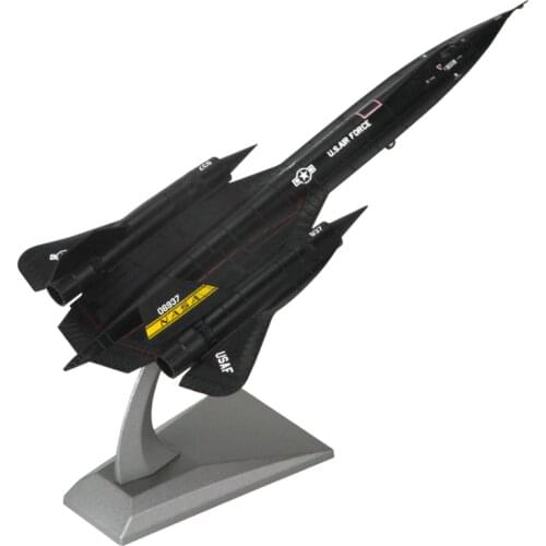 1:144 SR-71 Blackbird Reconnaissance Aircraft Alloy Diecast Model Toy Fighter Toy For Gift Collection Free Shipping