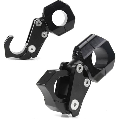 CNC Universal 22MM-28MM Motorcycle Handlebar Luggage Hook Claw Helmet Carrier Hanging Bag Tool Holder Electric Scooter Accessory