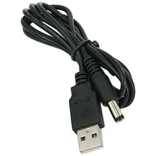 USB Port to 5.5mm / 2.1mm 5V DC Barrel Jack Power Cable Connector GK99