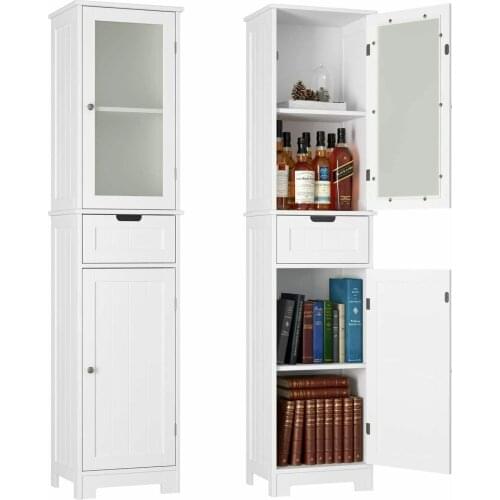 Bathroom Cabinet high bathroom cabinet modern column Bath Cabinet Tower