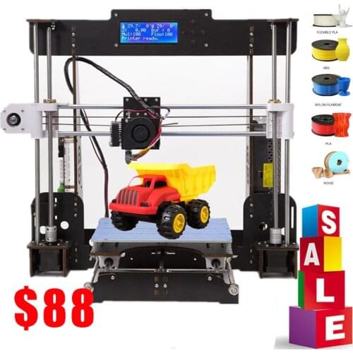 CTC A8 3D Printer High Precision Impresora 3D LCD Screen Aluminum Hotbed Extruder Printers DIY Kit Imprimante 3D Printer