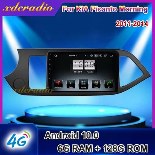 Xdcradio 9" Touch Screen Android 10.0 For KIA Picanto Morning Car Radio DVD Multimedia Player GPS Navigation 6+128G Carplay 4G
