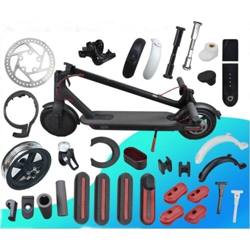Scooter part xiaomi m365 Electric Scooter All Parts Repair Replacement Fender Screws Bell Brake Handle Disc Brake For patinete
