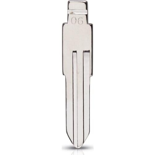 10 PCS/Lot 06# Car Remote Key Replacement Embryo Head, Suitable for VVDI, KD, TY90 Sub-Machine Middle Slot