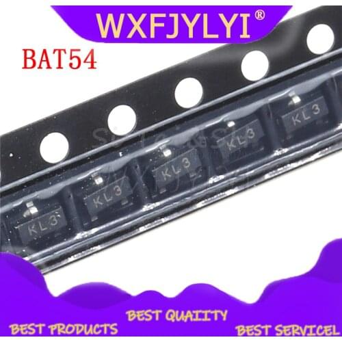 100S Schottky diode SOT-23 diode KL3 BAT54 SURFACT MOUNT SCHOTTKY BARRIER BAT54C
