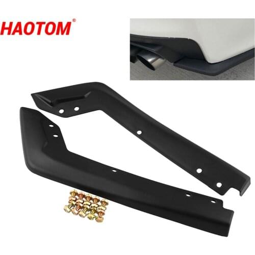 2PCS/Set Car Rear Bumper Splitter Lip Rear Spat Valance Lip Splitters Guard For Subaru Impreza WRX Sti Style 2015 2016 2017 2018