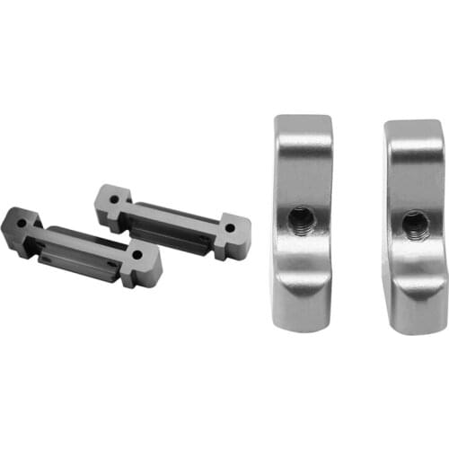 2Pcs Upgrade Spare Rc Car Parts Front Rear Bumper with Servo Seat 1/18 Rc Car Parts,for Wltoys A959-B A969-B A979-B