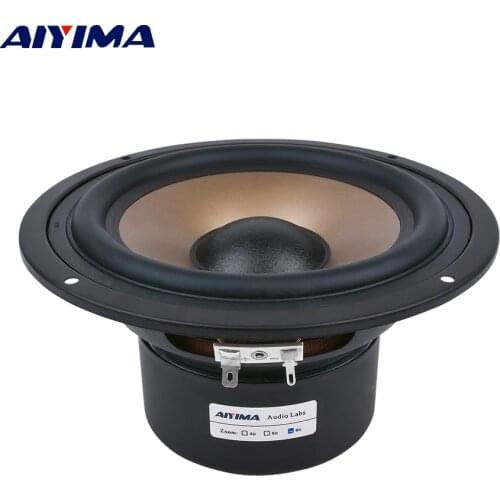 AIYIMA 1Pc 6.5 Inch Bass Speaker 4 8 Ohm 120W Hifi Subwoofer Audio Speakers Woofer LoudSpeaker For Home Theater Caixa De Som