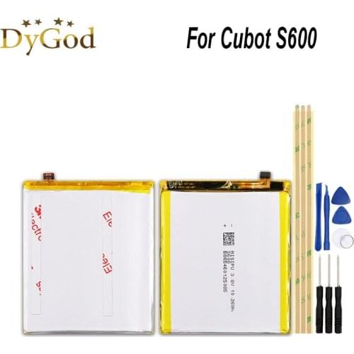 DyGod 2700mAh 3.8V Battery for Cubot S600 High Quality mobile phone Replacement Batteries Battery with tools