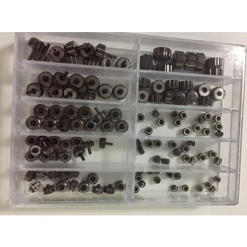 Watch accessories dark grey black head boxed mixed size head