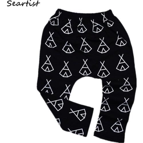 Seartist Baby Boys Harem Pants Boys Spring Long Pants Toddler Cotton Leggings Kids Cute Trousers 2021 New Arrival 52G