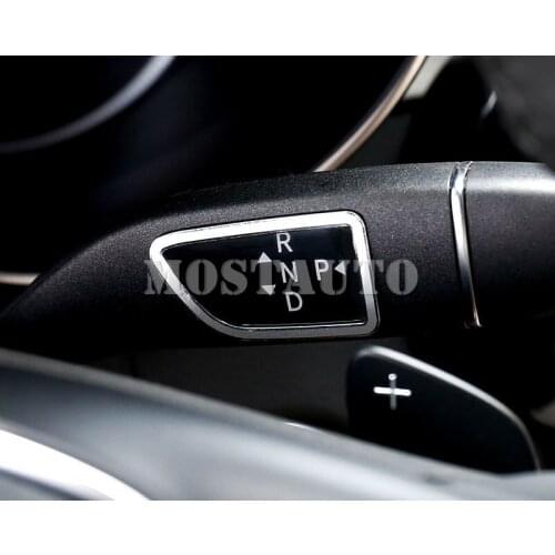 For Mercedes Benz S-CLASS W222 2014-2018 Aluminium alloy Interior Shift Rod Wiper Cover Trim 2pcs Car Accessories Interior