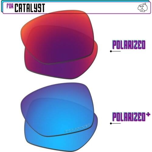EZReplace Polarized Replacement Lenses for - Oakley Catalyst Sunglasses - BlueP Plus-MidnightP