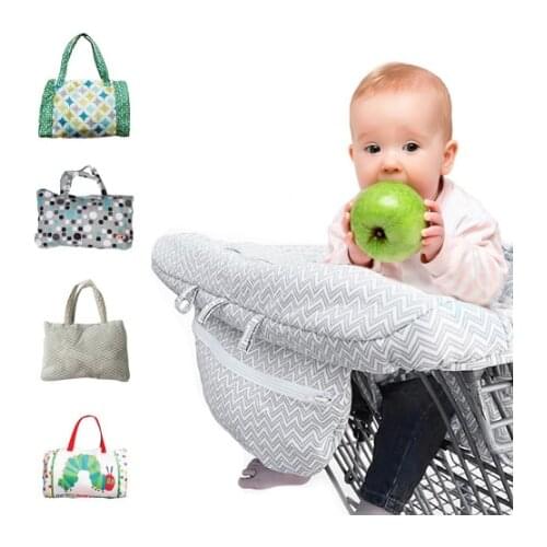 Multifunctional Baby Children Folding Shopping Cart Cover Baby Shopping Push Cart Protection Cover Safety Seats For Kids