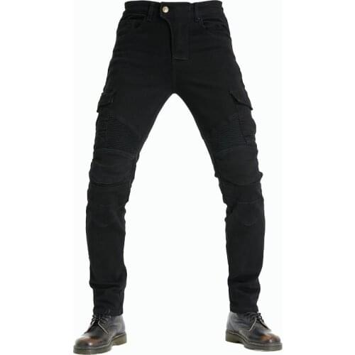 Motorcycle Men Fall Proof Off-road Cycling Pants Dirt Bike Pants Casual Jeans Trousers Motocross
