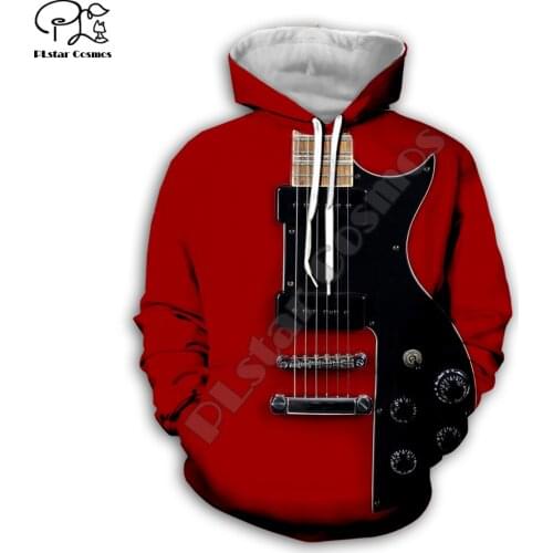 Men women classical violin Guitar Print 3d hoodies sweatshirt zipper coat Unisex streetwear Hip-hop Casual Tracksuit pullover G1