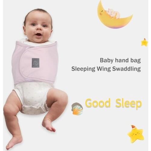 Soft Newborn Baby Baby Swaddle Strap Protect Belly Adjustable Arms Newborn Blanket for Crib Safety Sleeping Bag Envelope