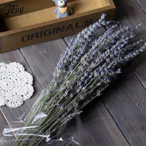 Lavender Natural Dried Flower Bouquet For Wedding Party Decoration DIY Immortal Flower Decor Garden Living Room Decor