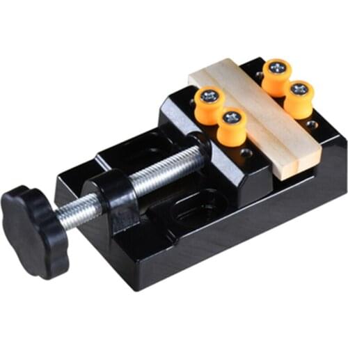 Small Table Vise Small Vise Flat Mouth Household Multifunctional Wenwan Nuclear Carving Precision Tool Bench Vise