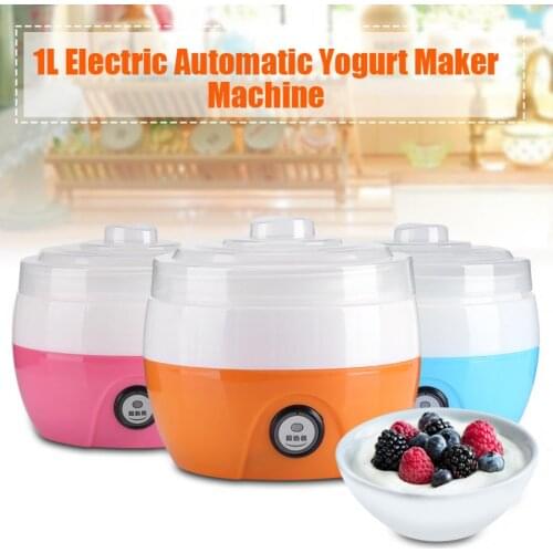 Newest 220V 1L Electric Automatic Yogurt Maker Machine Yoghurt DIY Tool Plastic Container Household Milk Tools