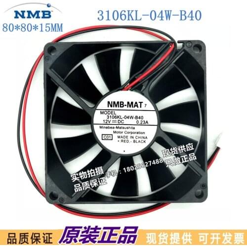New 3106KL-04W-B40 12V 0.23A 8CM chassis silent cooling equipment