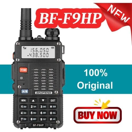 Radio Baofeng BF-F9HP Walkie Talkies Dual Band Two Way Ham CB Radio VHF UHF HF Transceiver Better Baofeng UV 5R UV 82 UV-9R PLUS