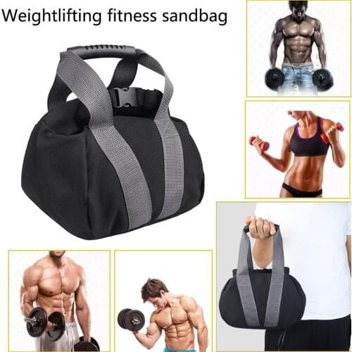 Adjustable Fitness Sandbag Weightlifting Training Sandbag Heavy Workout Canvas Sand Kettlebell Counterweight Punching Bags