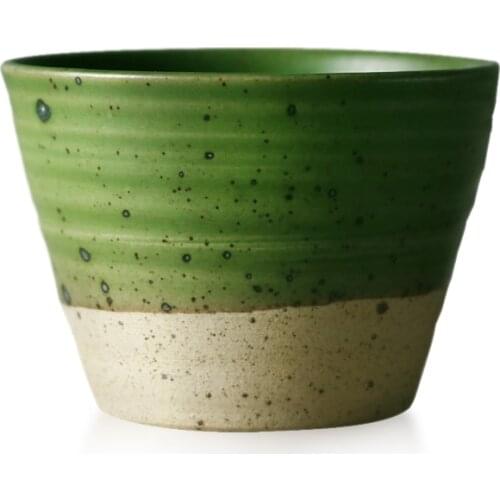 Vintage Ceramic Tea Cup Japanese Style Master Cup 115ml Handmade Coarse Pottery Teacup Ceremony Teaware Accessories