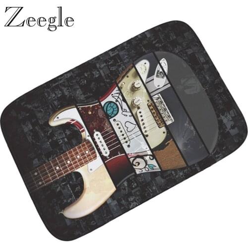 Zeegle Floor Mat Doormat Flannel Living Room Carpet Non Slip Indoor Mat Kitchen Rug Absorbent Outdoor Carpet Shower Rug