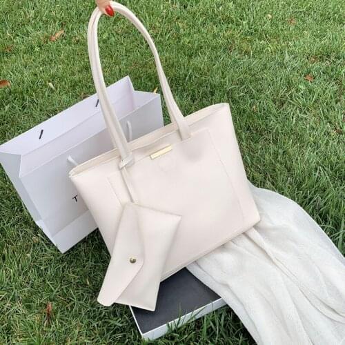 New Big Purses And Handbags Luxury Designer Shoulder Bag 2PCS Bags For Women 2020 Luxury Handbags Large Capacity Shopping Bag