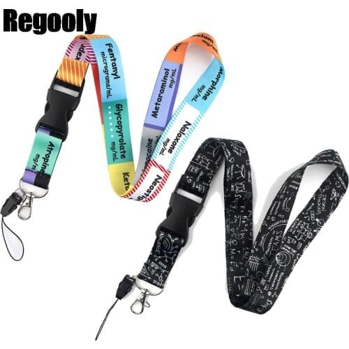 10pcs Equation Classical Style Lanyard For keys The 90s Phone Working Badge Holder Neck Straps With Phone Ropes webbings ribbons