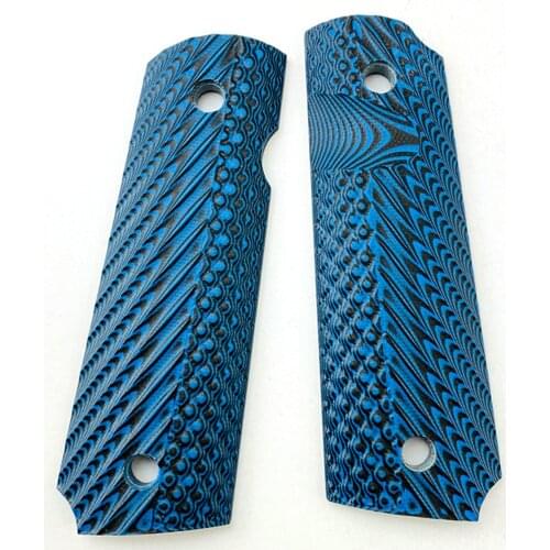 2 Pieces Of 1911 Tactical Accessories Modification 1911 Grips Handle G10 Patch G10 Handle Custom Handle Material Equipment