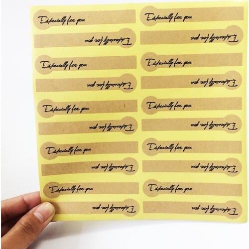 200 Pcs/lot like a lollipop sticker'Especially For You' Kraft Seal Sticker Lable Gift Packaging Decoration Paper Seal Stickers