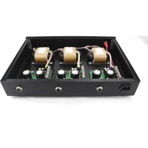 NEW arrive high version S11 3 Way Ultra-low Noise Linear Power Supply DC5V + DC9V + DC12V LPS