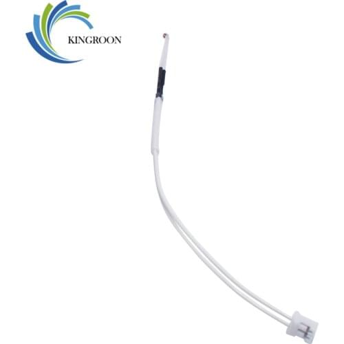 KINGROON 100K NTC 3D Printer Thermistor With PH2.0-2pin Terminal NTC3950 Temperature Sensor With 120mm Cable Heatbed Thermistors