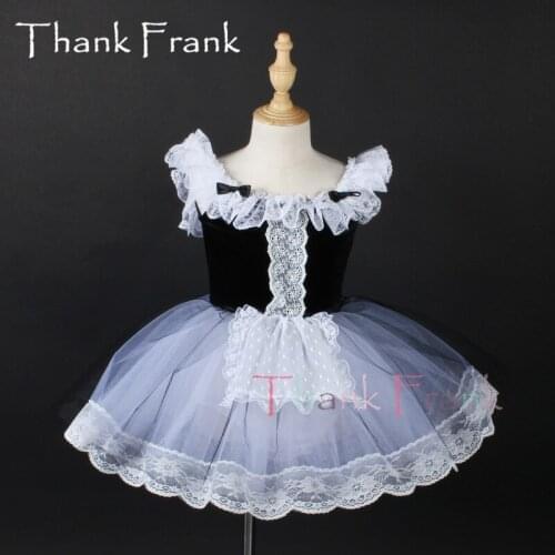 New Girls Lace Ballet Costume Kids Sleeveless Princess Tutu Dress Women Bow Dance Costumes Adult Lolita Dresses For Dancing C763